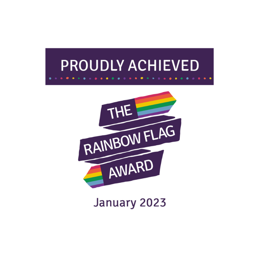 LVS Hassocks rainbow flag award
