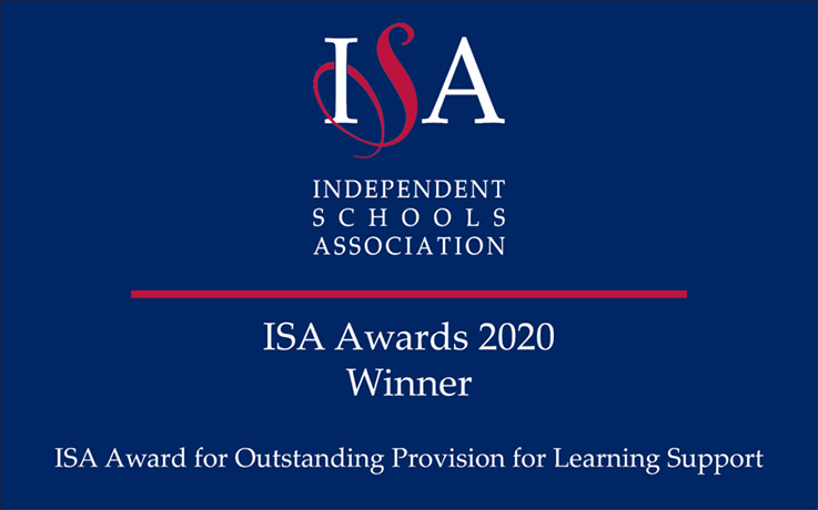 ISA Award for Outstanding Provision for Learning Support 2020